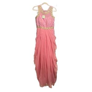 Brand New Pink long gown Suit